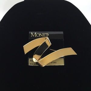 Vintage Monet Abstract Modernist Brooch